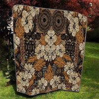 Hibiscus Mix African Pattern Quilt - Wonder Print Shop