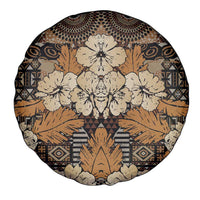 Hibiscus Mix African Pattern Spare Tire Cover - Wonder Print Shop