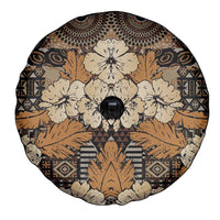 Hibiscus Mix African Pattern Spare Tire Cover - Wonder Print Shop