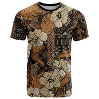 Hibiscus Mix African Pattern T Shirt - Wonder Print Shop