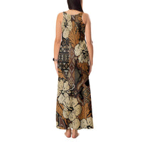 Hibiscus Mix African Pattern Tank Maxi Dress - Wonder Print Shop