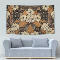 Hibiscus Mix African Pattern Tapestry - Wonder Print Shop