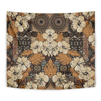 Hibiscus Mix African Pattern Tapestry - Wonder Print Shop