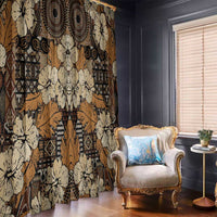 Hibiscus Mix African Pattern Window Curtain - Wonder Print Shop