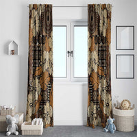 Hibiscus Mix African Pattern Window Curtain - Wonder Print Shop