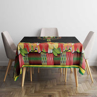 Hibiscus Mix Dashiki African Pattern Tablecloth Adinkra Symbol - Wonder Print Shop