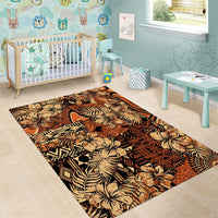 Hibiscus Mix African Pattern Area Rug - Wonder Print Shop