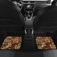 Hibiscus Mix African Pattern Car Mats - Wonder Print Shop