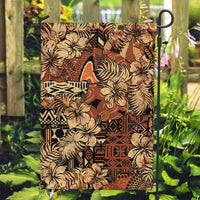 Hibiscus Mix African Pattern Garden Flag - Wonder Print Shop