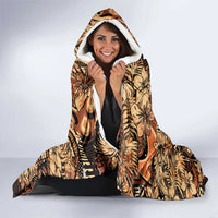Hibiscus Mix African Pattern Hooded Blanket - Wonder Print Shop