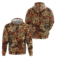 Hibiscus Mix African Pattern Hoodie - Wonder Print Shop