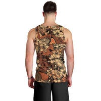 Hibiscus Mix African Pattern Men Tank Top - Wonder Print Shop