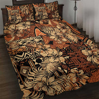 Hibiscus Mix African Pattern Quilt Bed Set - Wonder Print Shop