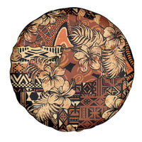 Hibiscus Mix African Pattern Spare Tire Cover - Wonder Print Shop