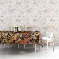 Hibiscus Mix African Pattern Tablecloth - Wonder Print Shop