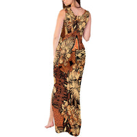Hibiscus Mix African Pattern Tank Maxi Dress - Wonder Print Shop