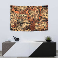 Hibiscus Mix African Pattern Tapestry - Wonder Print Shop