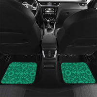 Personalised Viva La Mexico Car Mats Coat Of Arms Aztec Mix Otomi Patterns - Wonder Print Shop