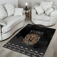 Halloween Egypt Area Rug Skull Anubis - Wonder Print Shop