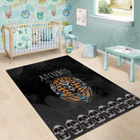 Halloween Egypt Area Rug Skull Anubis - Wonder Print Shop