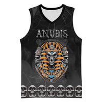Personalized Halloween Egypt Basketball Jersey Skull Anubis - Wonder Print Shop