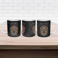 Personalized Halloween Egypt Ceramic Mug Skull Anubis - Wonder Print Shop