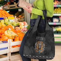 Halloween Egypt Grocery Bag Skull Anubis - Wonder Print Shop