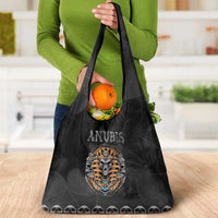 Halloween Egypt Grocery Bag Skull Anubis - Wonder Print Shop