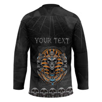 Personalized Halloween Egypt Hockey Jersey Skull Anubis - Wonder Print Shop