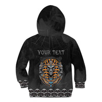 Personalized Halloween Egypt Kid Hoodie Skull Anubis - Wonder Print Shop