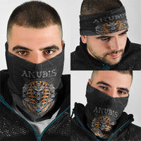 Halloween Egypt Neck Gaiter Skull Anubis - Wonder Print Shop