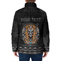 Personalized Halloween Egypt Padded Jacket Skull Anubis - Wonder Print Shop