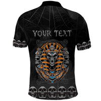 Personalized Halloween Egypt Polo Shirt Skull Anubis - Wonder Print Shop