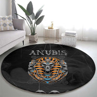 Halloween Egypt Round Carpet Skull Anubis - Wonder Print Shop
