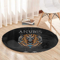 Halloween Egypt Round Carpet Skull Anubis - Wonder Print Shop