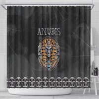 Halloween Egypt Shower Curtain Skull Anubis - Wonder Print Shop