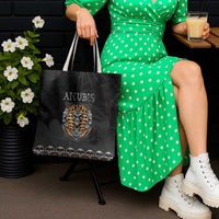 Halloween Egypt Tote Bag Skull Anubis - Wonder Print Shop