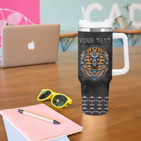 Personalized Halloween Egypt Tumbler With Handle Skull Anubis - Wonder Print Shop