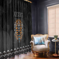 Halloween Egypt Window Curtain Skull Anubis - Wonder Print Shop