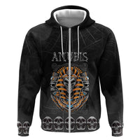 Personalized Halloween Egypt Zip Hoodie Skull Anubis - Wonder Print Shop