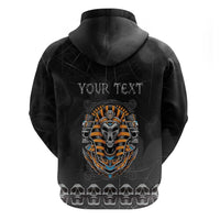Personalized Halloween Egypt Zip Hoodie Skull Anubis - Wonder Print Shop