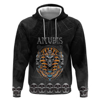 Personalized Halloween Egypt Zip Hoodie Skull Anubis - Wonder Print Shop