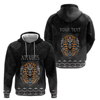 Personalized Halloween Egypt Zip Hoodie Skull Anubis - Wonder Print Shop