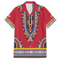 Personalized Liberia Dashiki Hawaiian Shirt Red Color - Wonder Print Shop