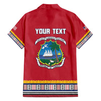 Personalized Liberia Dashiki Hawaiian Shirt Red Color - Wonder Print Shop