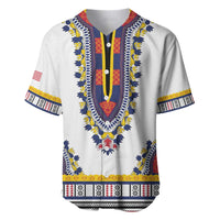 Personalized Liberia Dashiki Baseball Jersey White Color - Wonder Print Shop