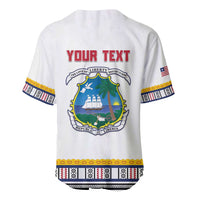 Personalized Liberia Dashiki Baseball Jersey White Color - Wonder Print Shop