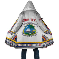 Personalized Liberia Dashiki Cloak White Color - Wonder Print Shop