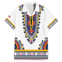 Personalized Liberia Dashiki Hawaiian Shirt White Color - Wonder Print Shop