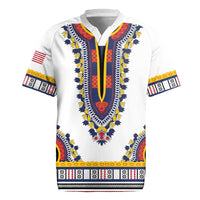 Personalized Liberia Dashiki Rugby Jersey White Color - Wonder Print Shop